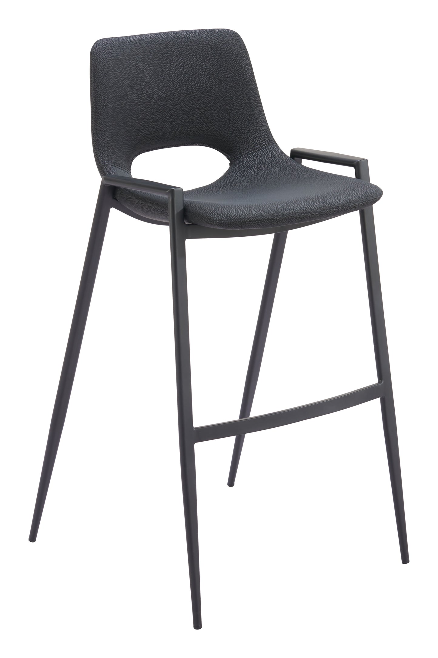 Desi Barstool (Set of 2) Black