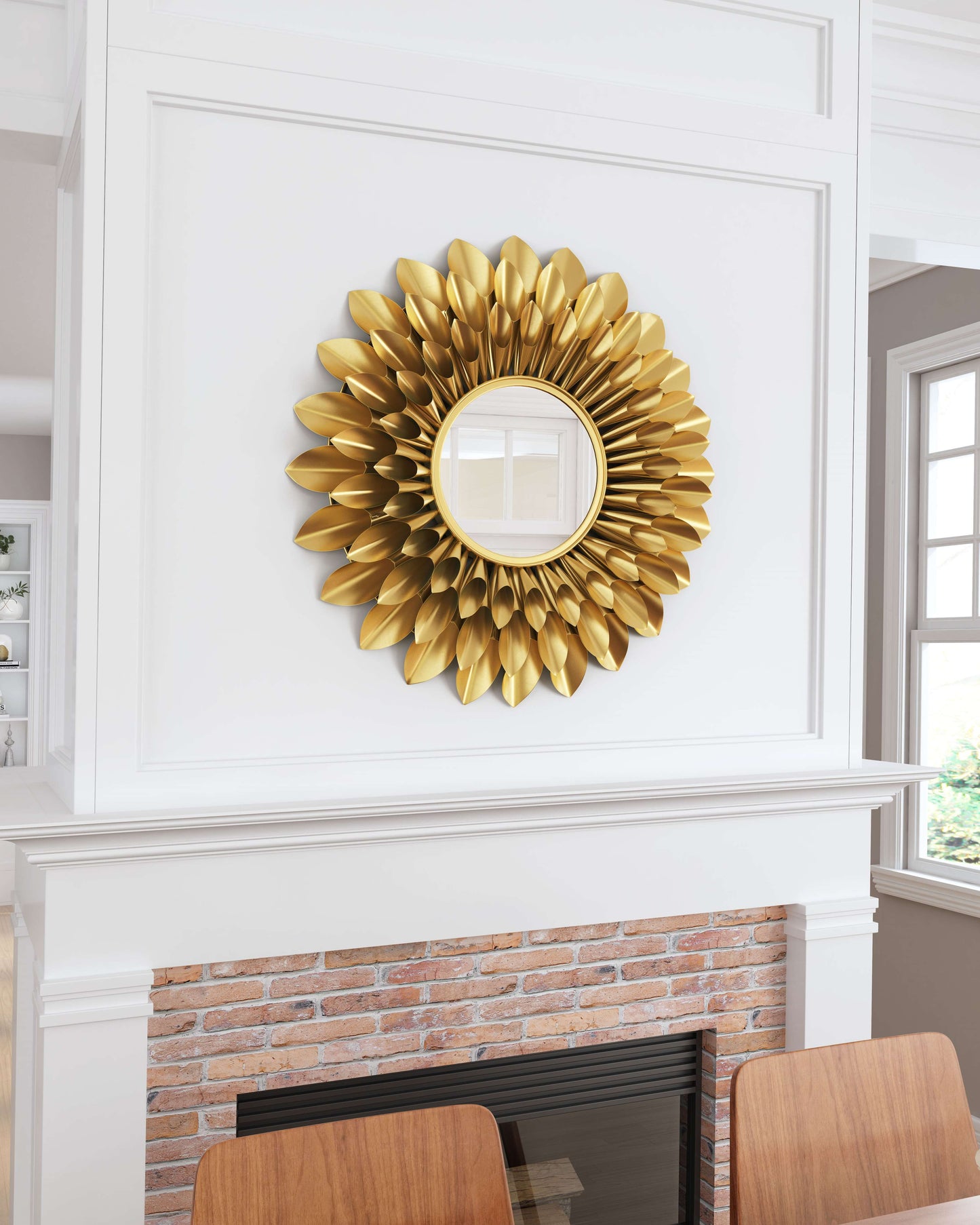 Sunflower Round Mirror