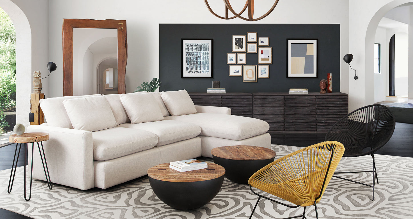 Arcadia Reversible Chaise Sectional 2 Piece Set