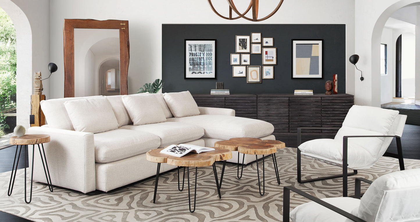 Arcadia Reversible Chaise Sectional 2 Piece Set