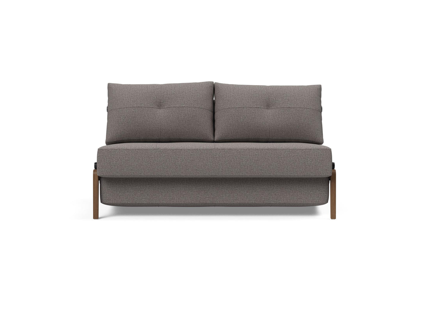 Cubed Sofa - Full size, with Dark Wood Legs