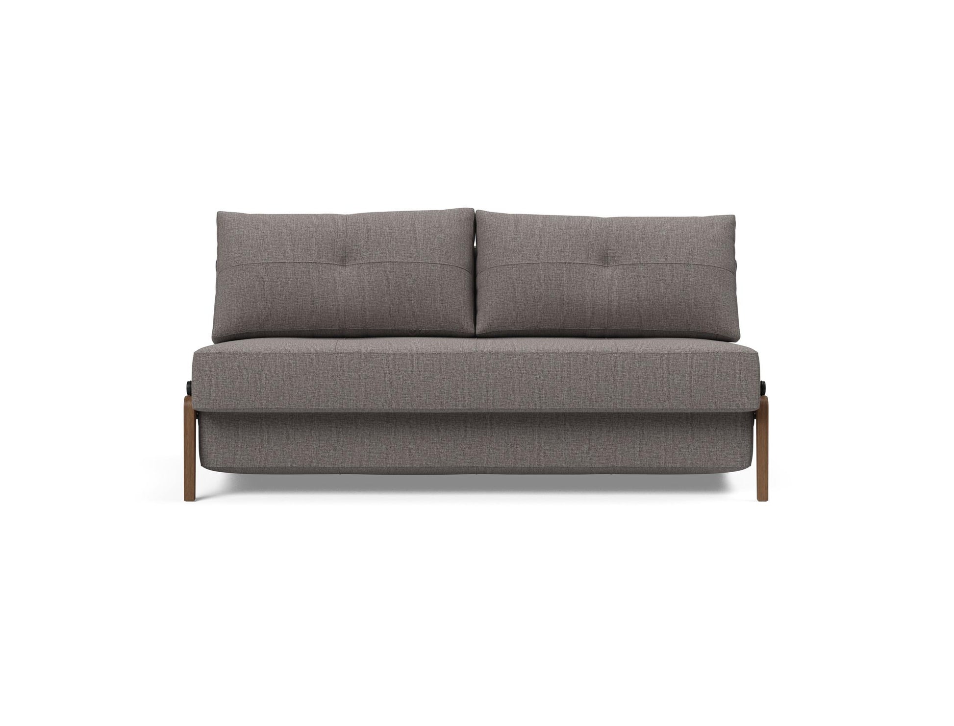 Cubed Sofa - Queen size, with Dark Wood Legs