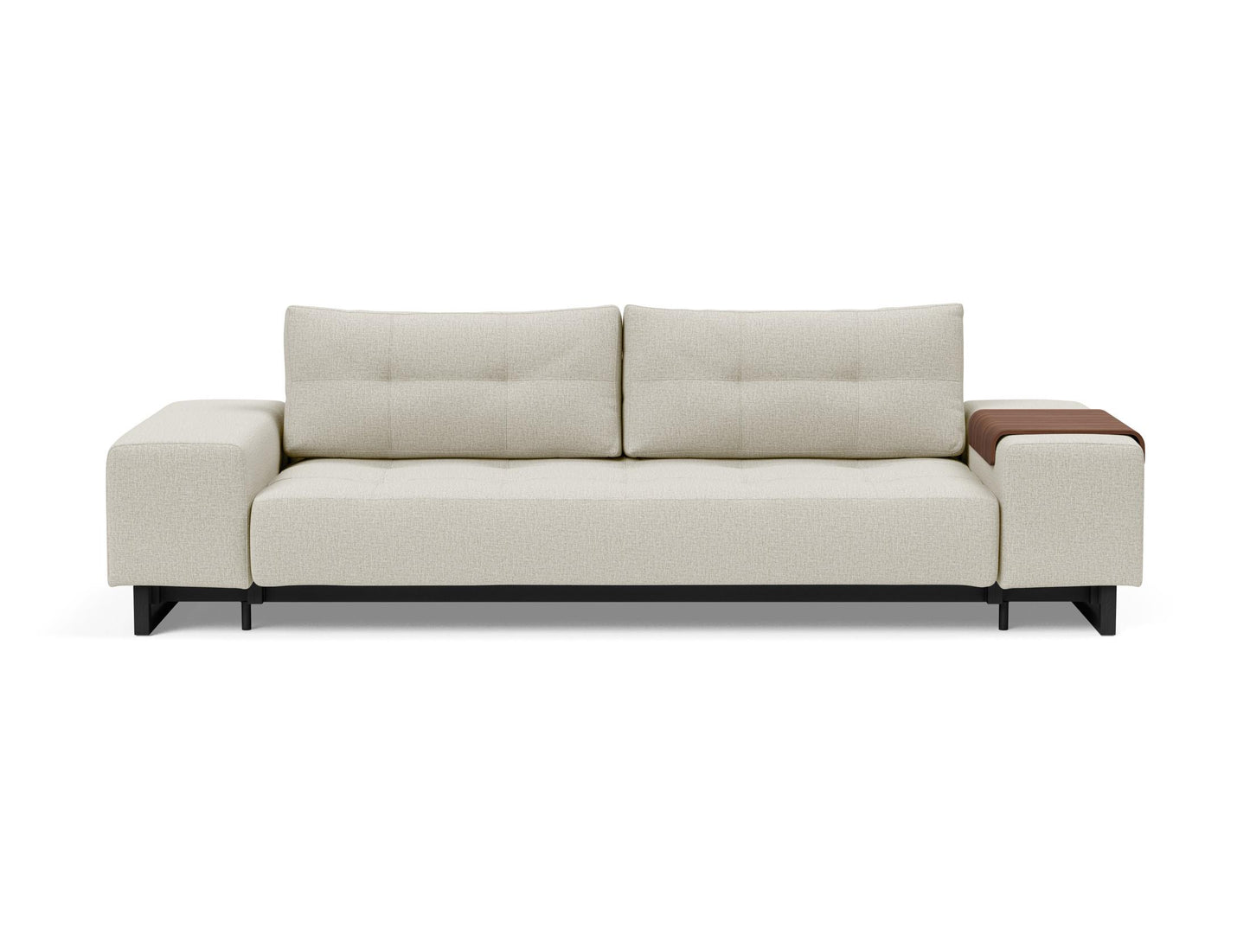 Grand Deluxe Excess Lounger Sofa with Black Wood Legs