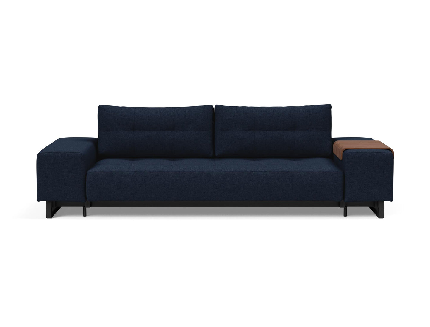 Grand Deluxe Excess Lounger Sofa with Black Wood Legs