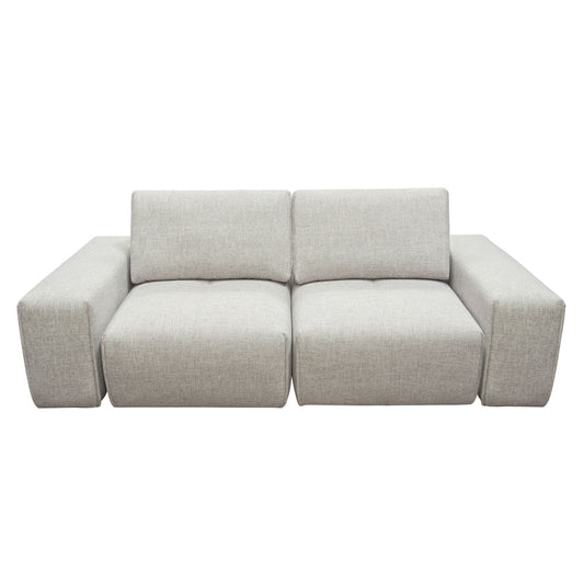 Jazz Modular 2-Seater with Adjustable Backrests in Light Brown Fabric by Diamond Sofa