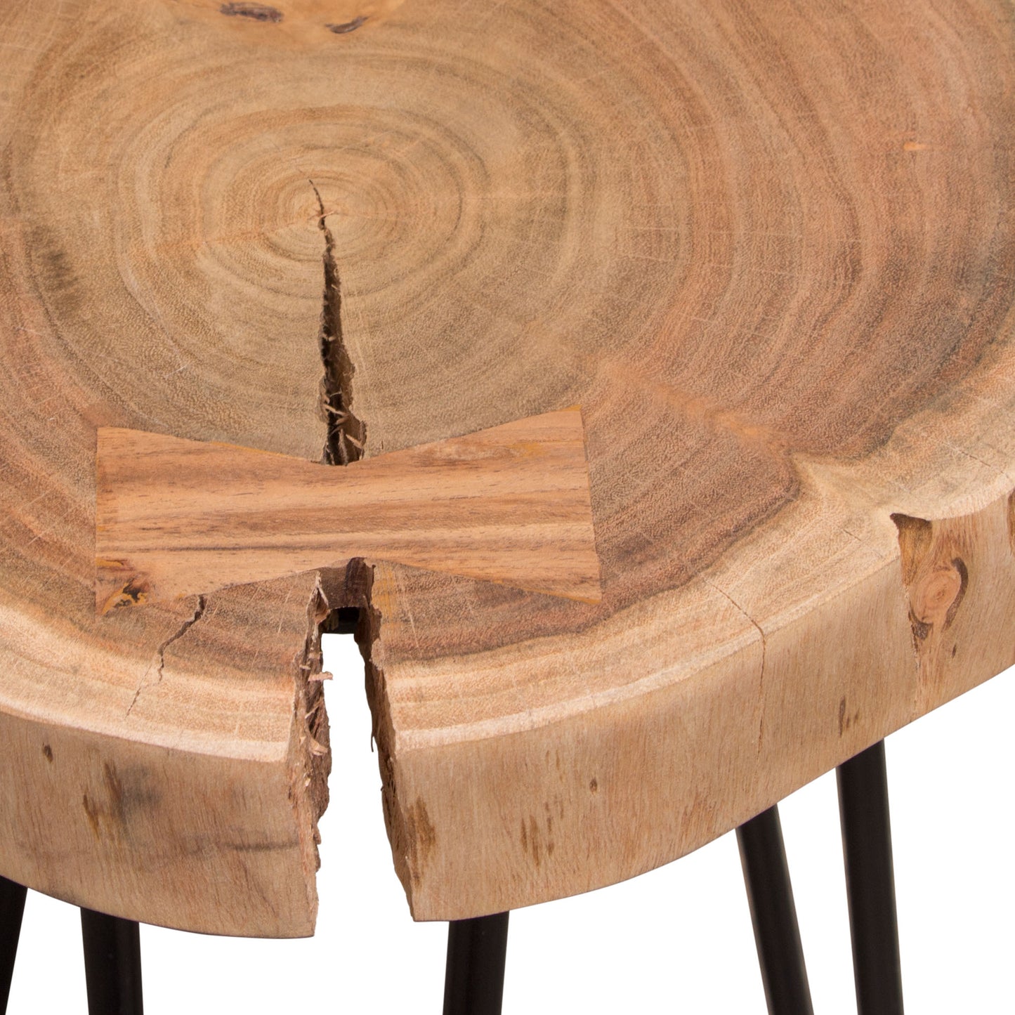 Joss Natural Acacia One of a Kind Live Edge Accent Table