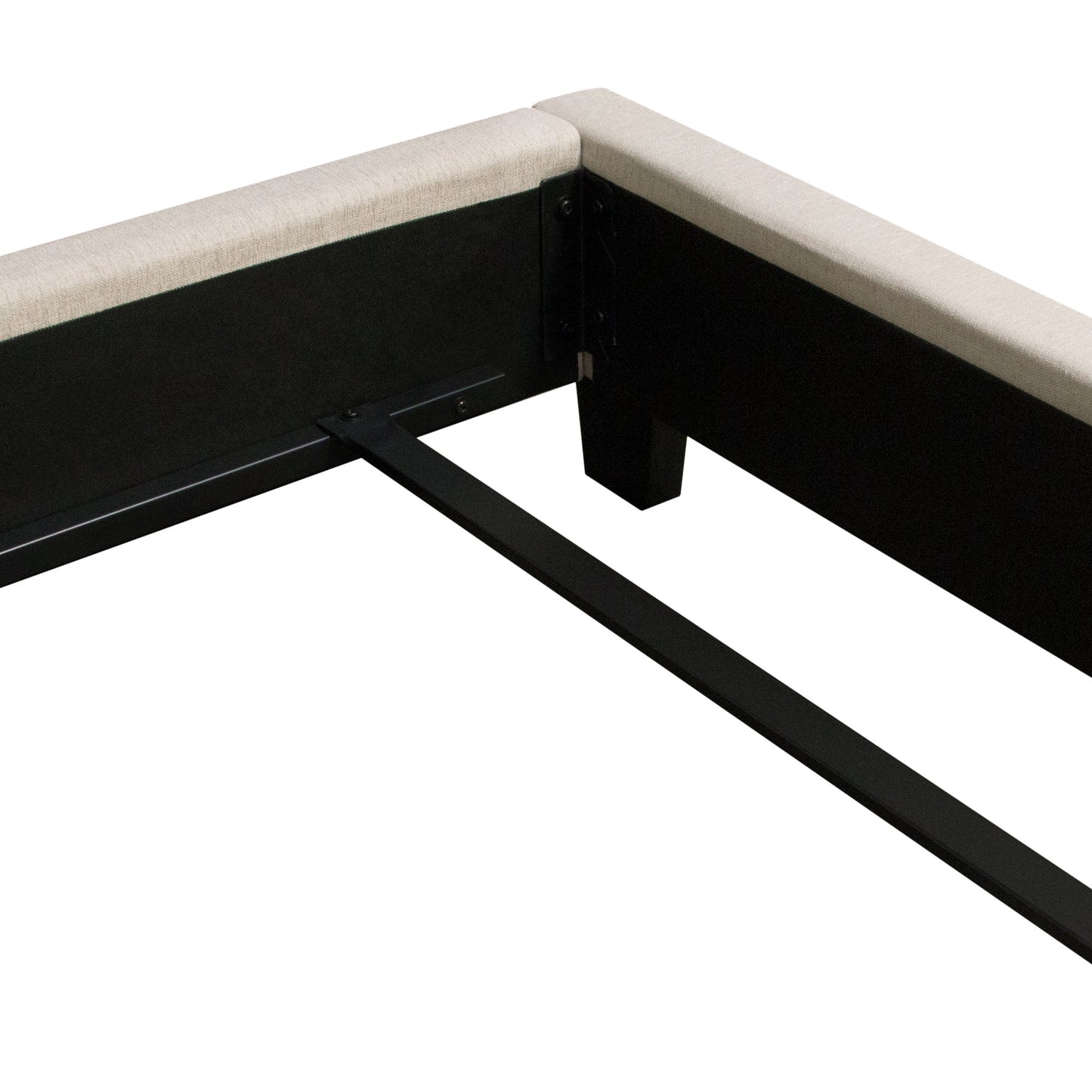 Madison Ave Tufted Wing Eastern King Bed