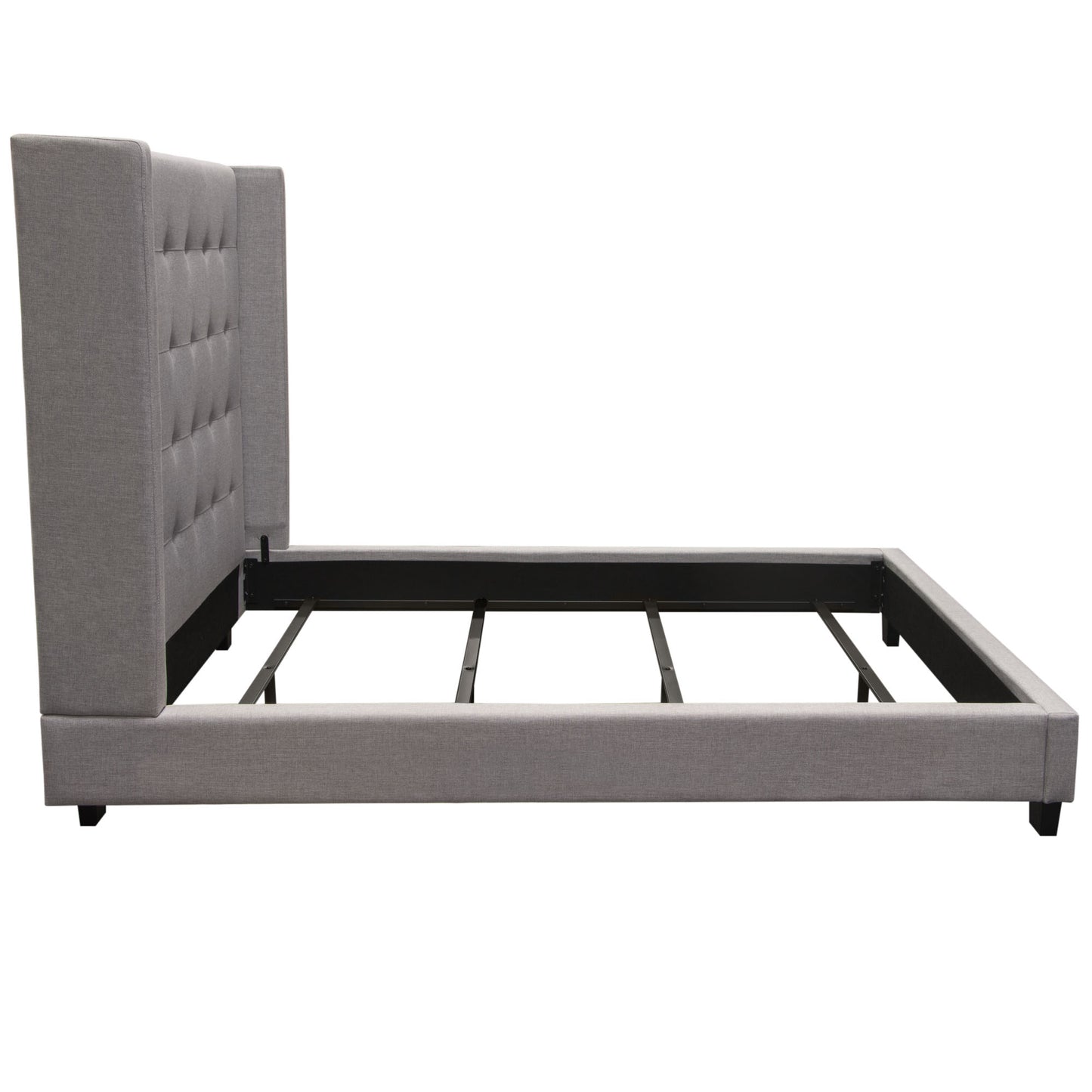 Madison Ave Tufted Wing Queen Bed