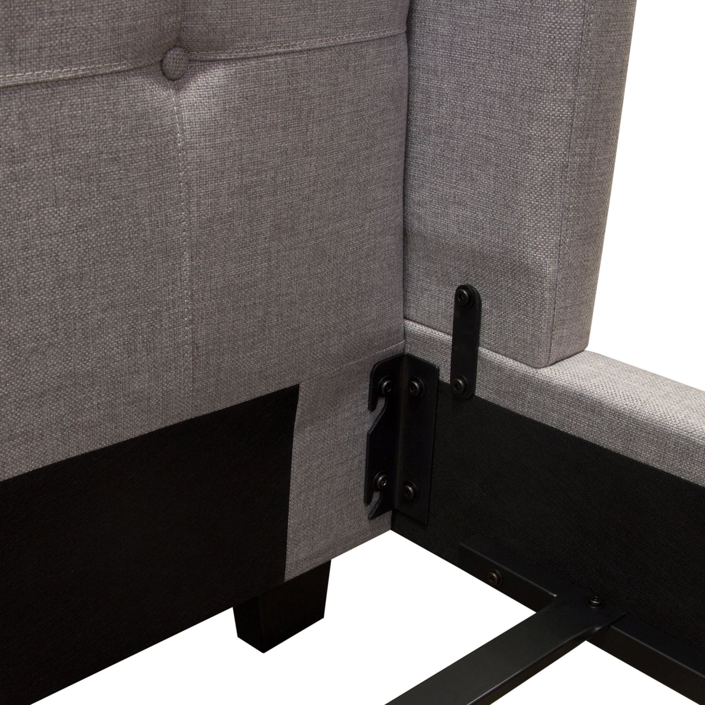 Madison Ave Tufted Wing Queen Bed