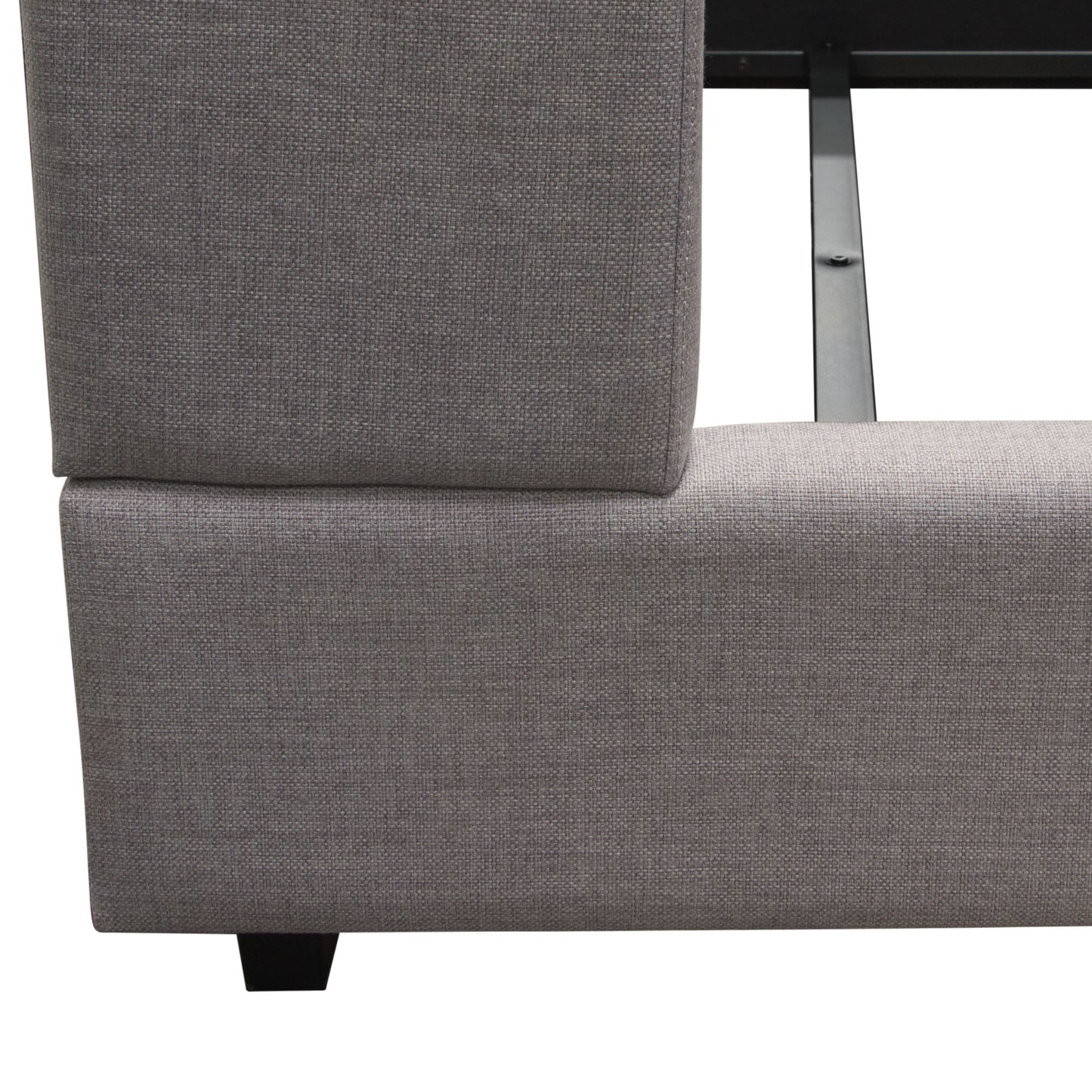 Madison Ave Tufted Wing Queen Bed