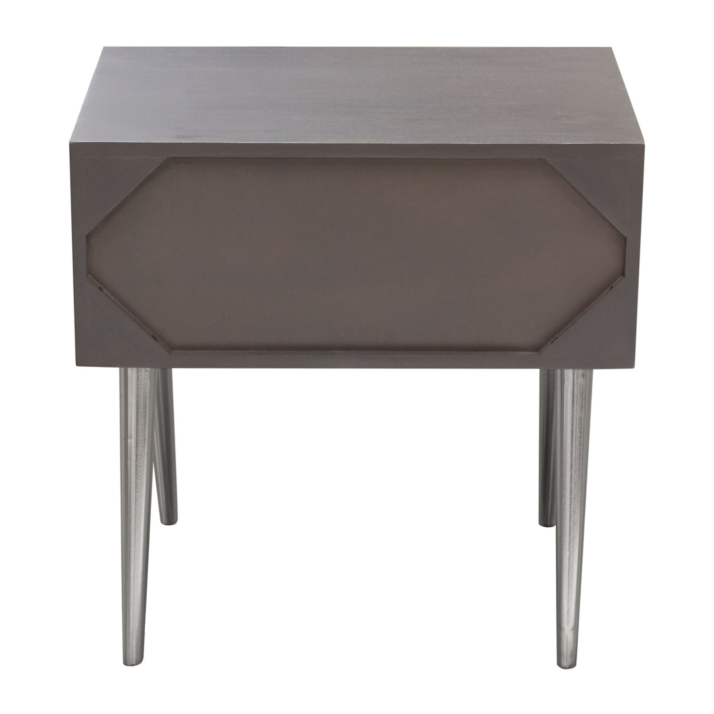 Petra Solid Mango Wood 1-Drawer Accent Table