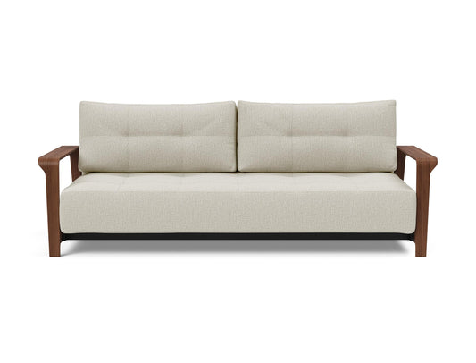Ran Deluxe Excess Lounger Sofa with Walnut Arms & Legs