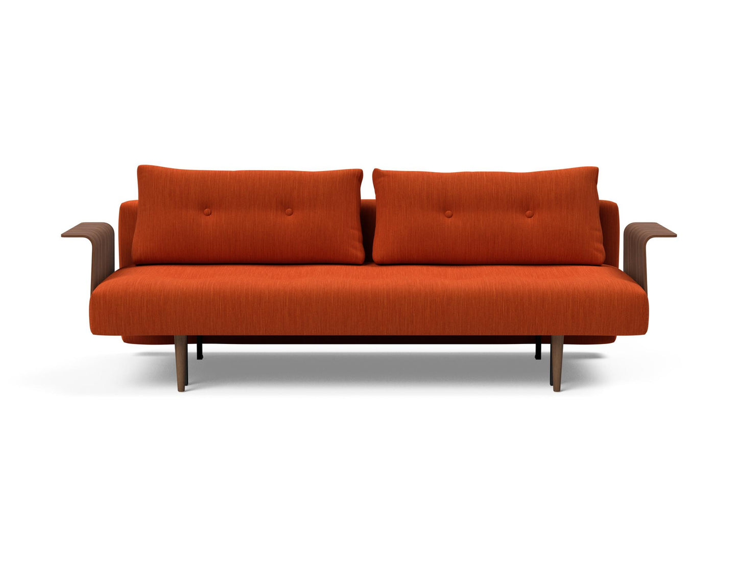 Recast Plus Sofa wtih Walnut Arms