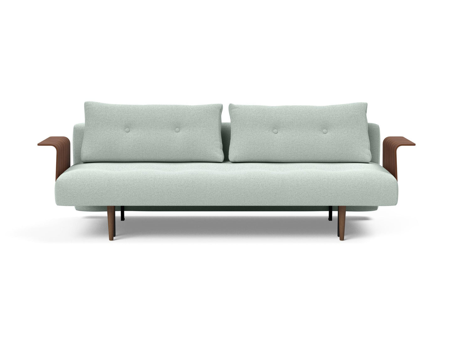 Recast Plus Sofa wtih Walnut Arms