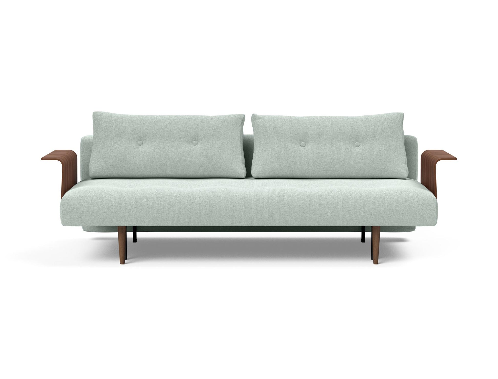 Recast Plus Sofa wtih Walnut Arms