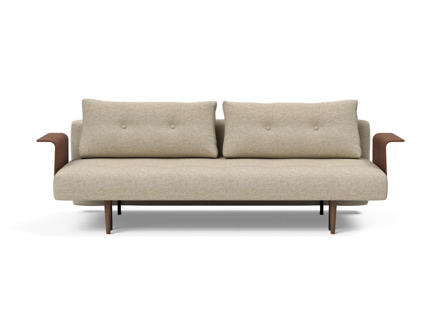 Recast Plus Sofa wtih Walnut Arms