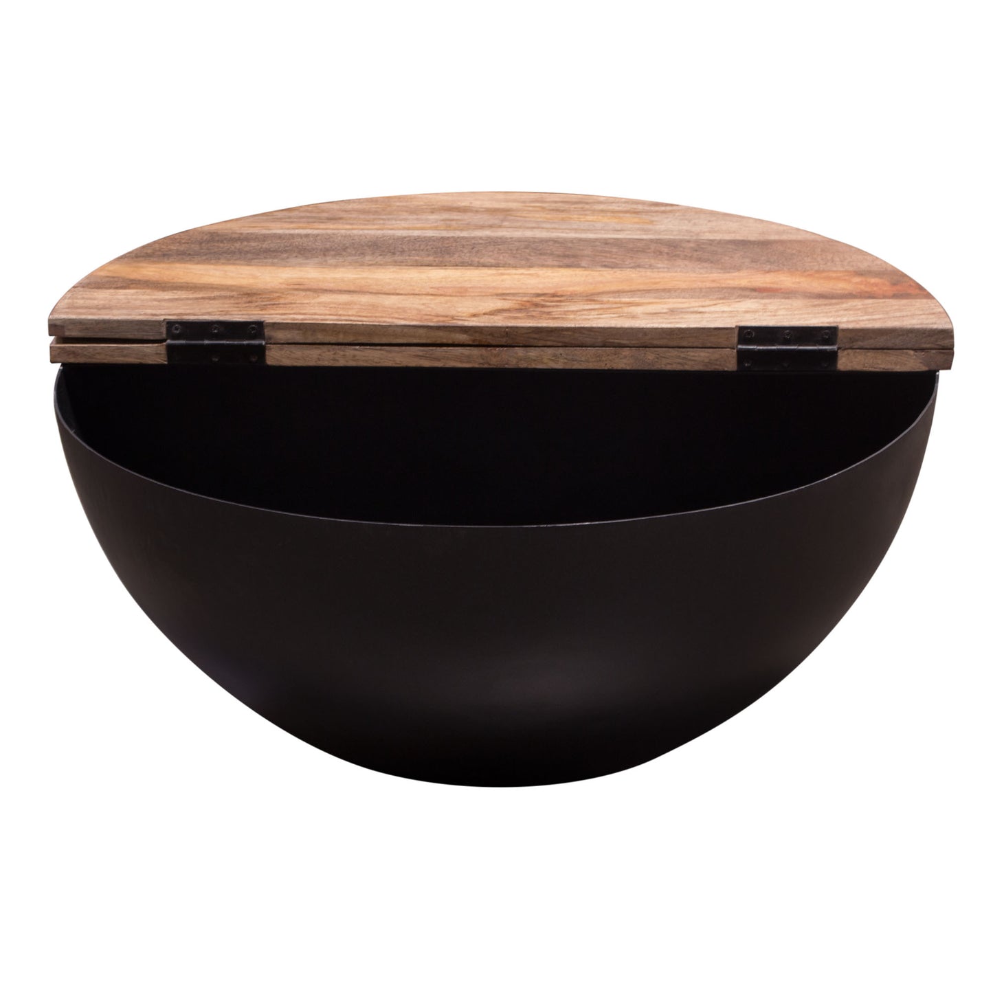 Salem Round Drum Storage Cocktail Table