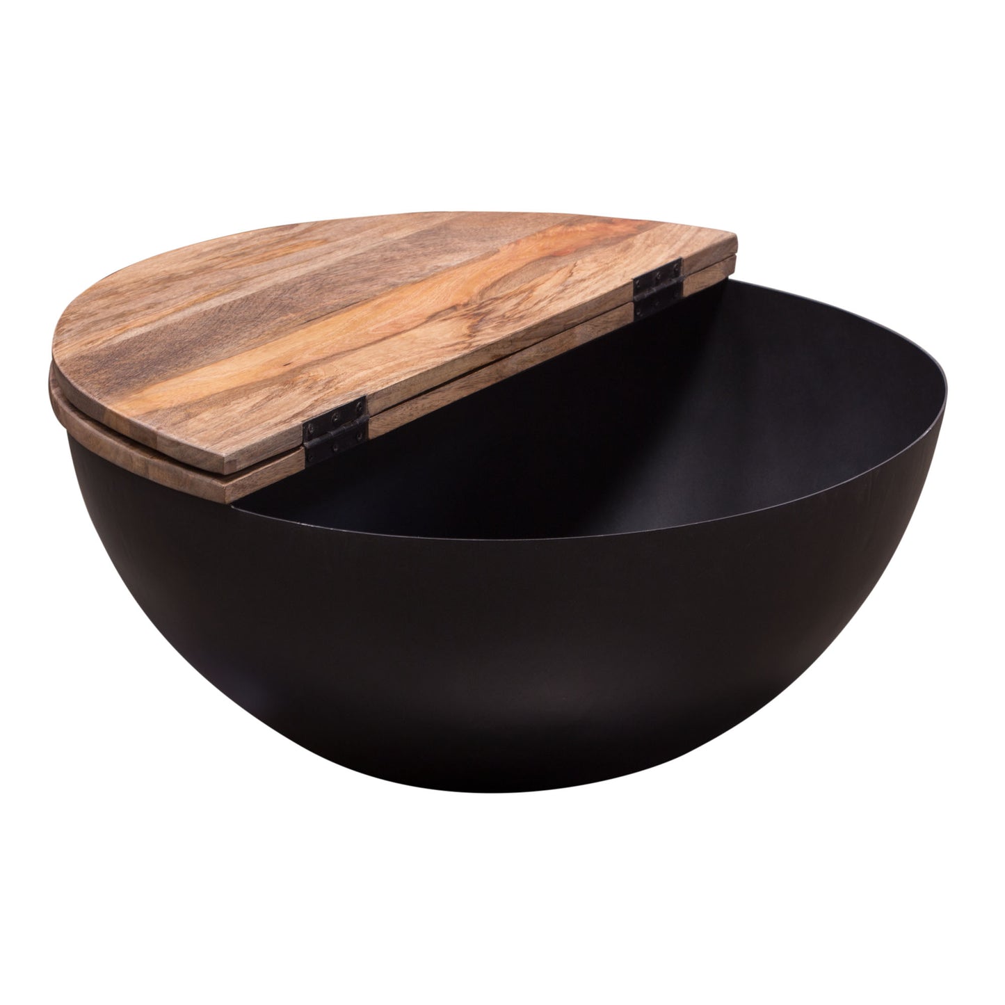 Salem Round Drum Storage Cocktail Table