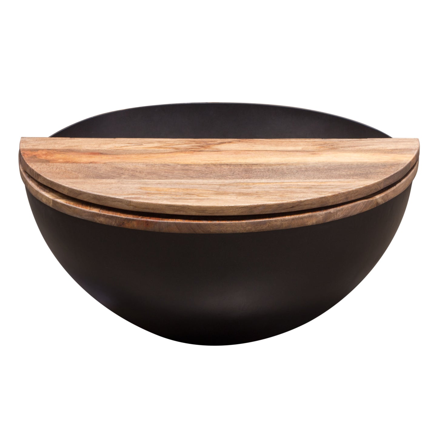 Salem Round Drum Storage Cocktail Table