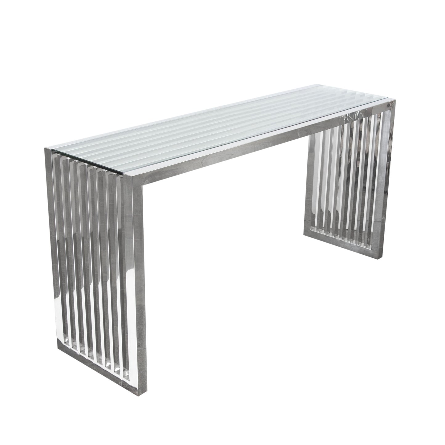 SOHO Rectangular Stainless Steel Console Table