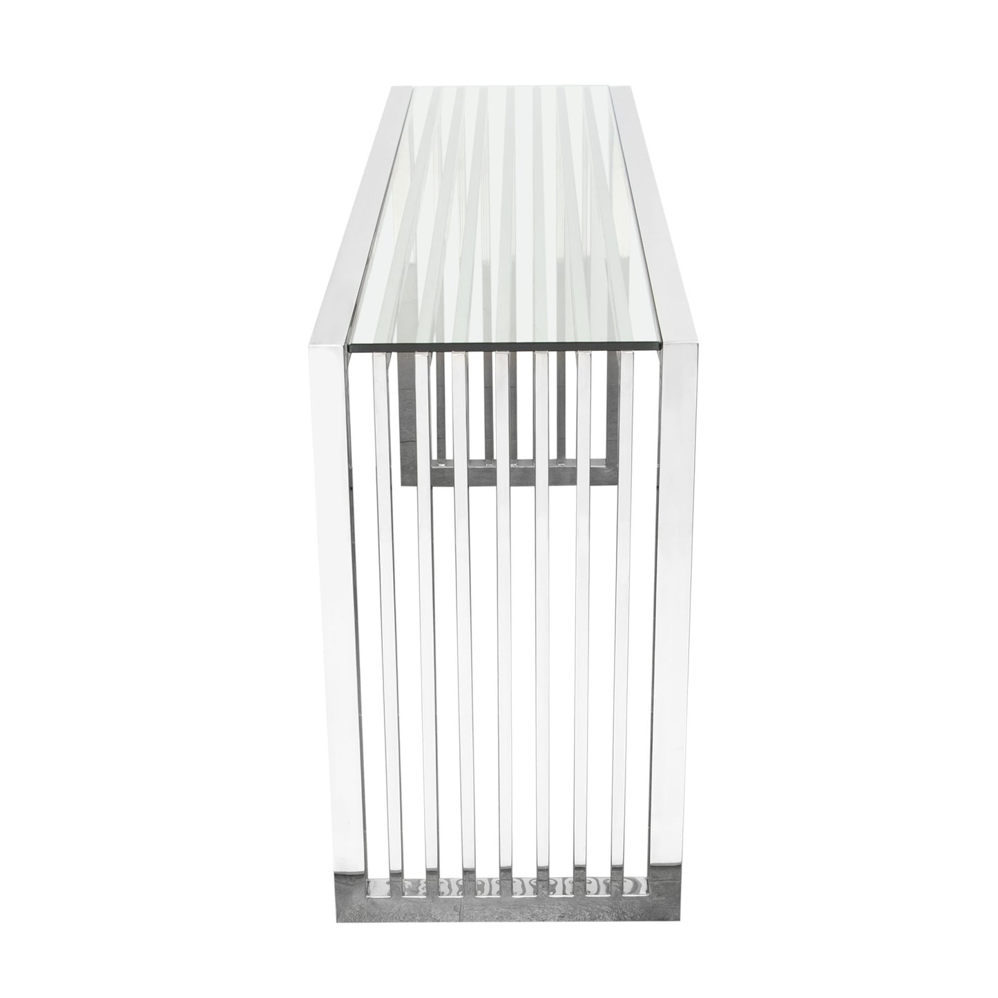 SOHO Rectangular Stainless Steel Console Table