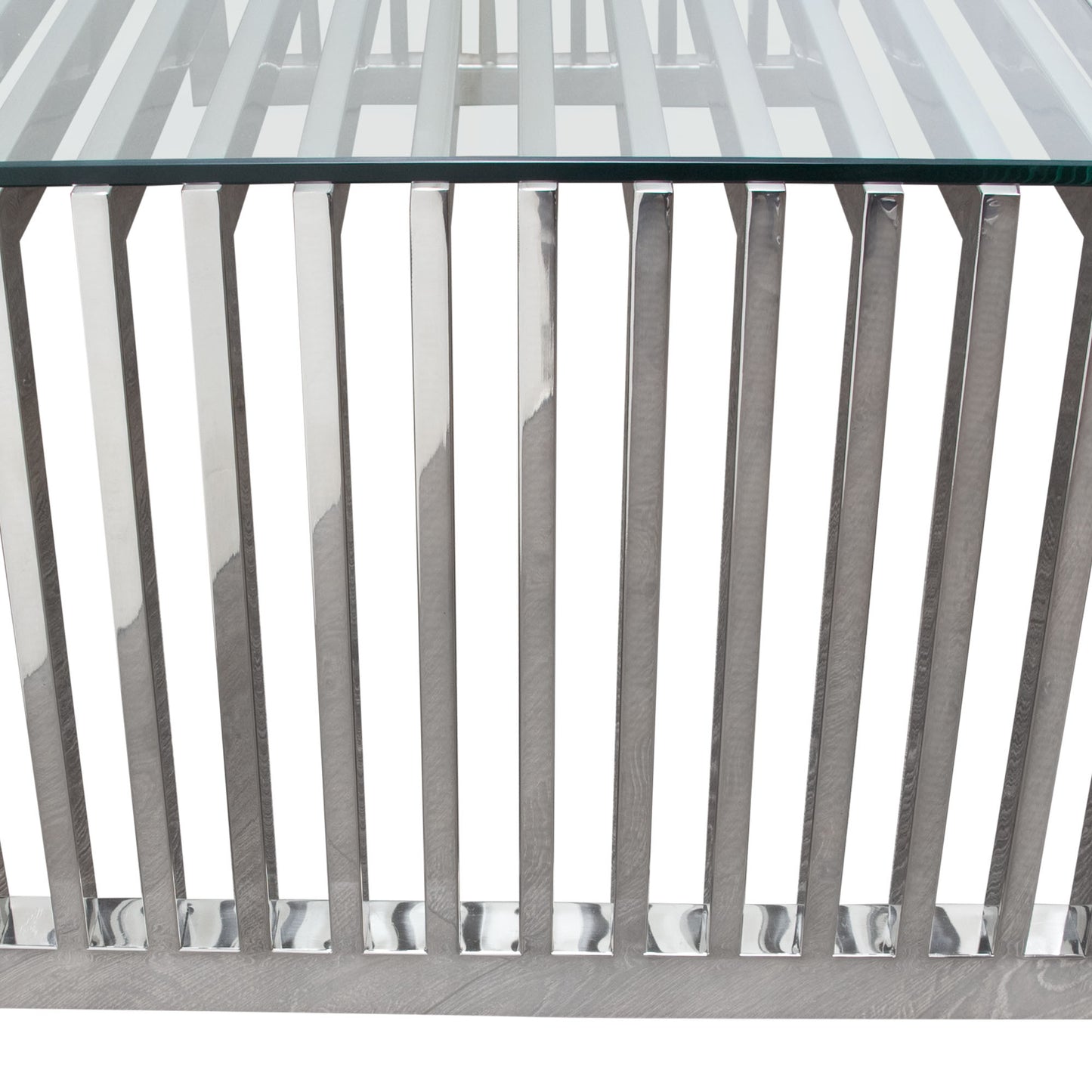 SOHO Rectangular Stainless Steel Cocktail Table