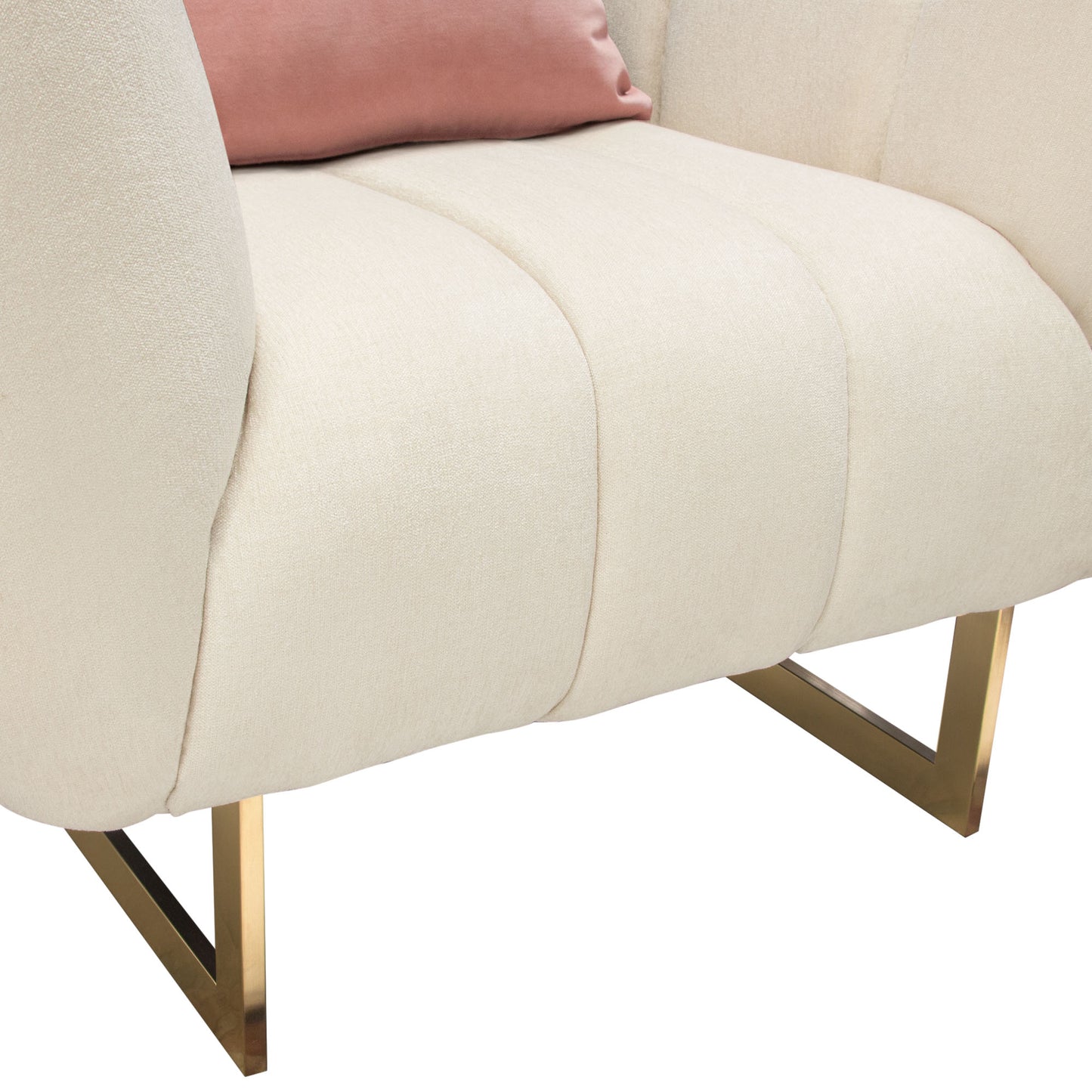 Venus Cream Fabric Chair