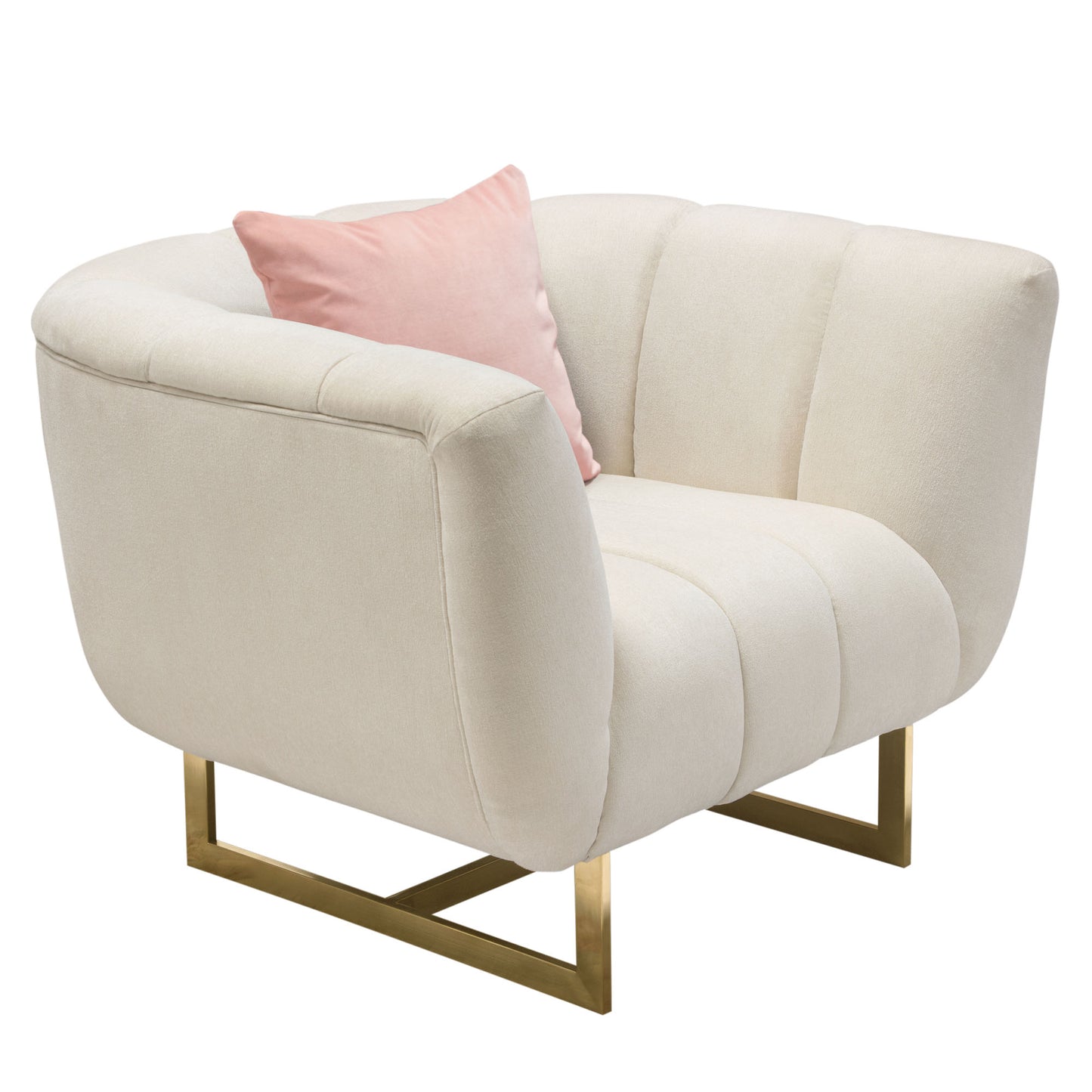 Venus Cream Fabric Chair