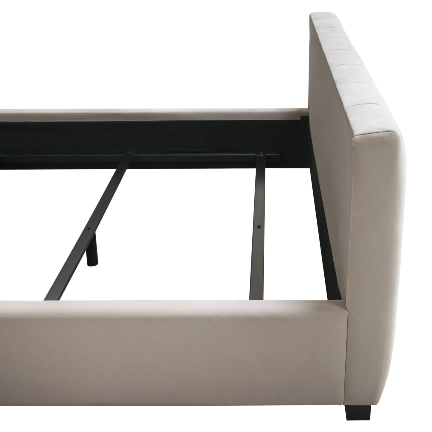 Venus Vertical Channel Tufted Eastern King Bed