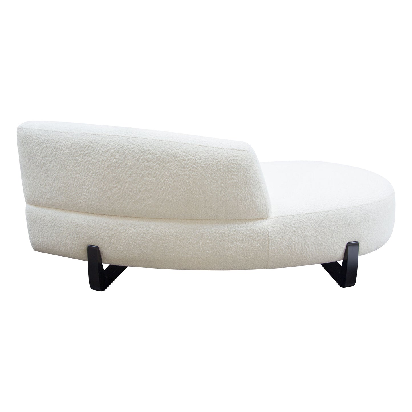 Vesper Curved Armless Chaise - Left