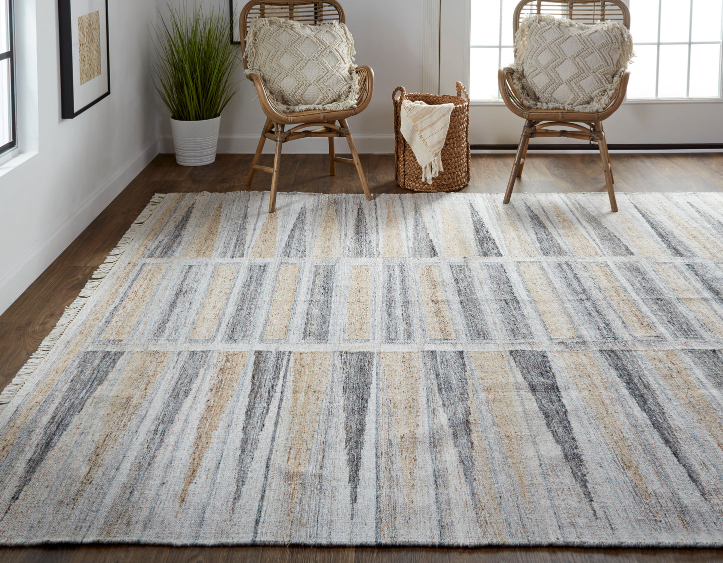 Beckett Eco-Friendly Moroccan Mosaic Rug