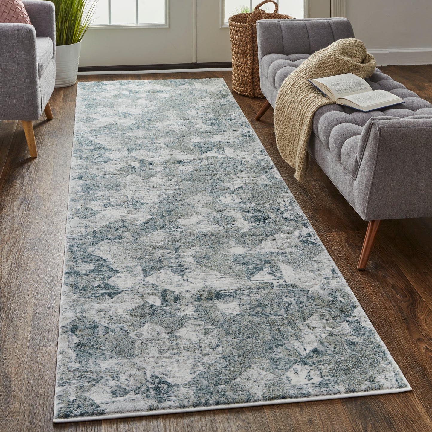 Atwell Contemporary Distressed Rug