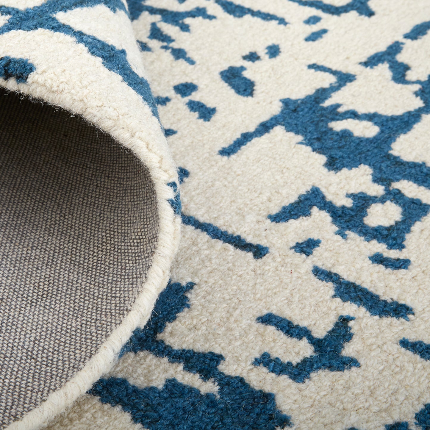 Asher Lustrous Distressed Wool Rug