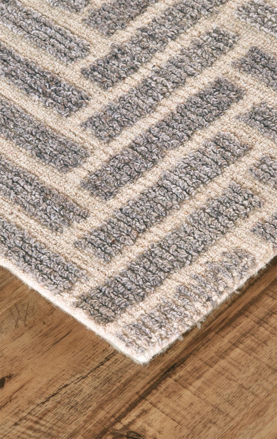 Asher Diamond Medallion Wool Rug