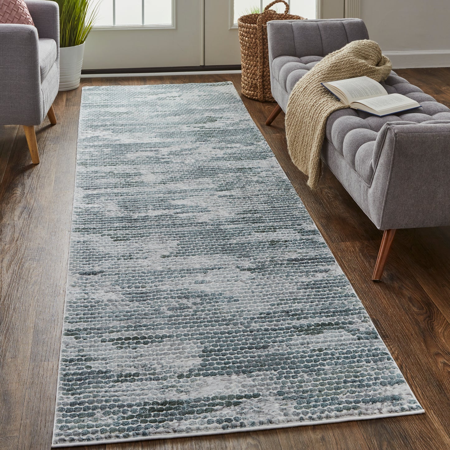 Atwell Contemporary Abstract Dot Rug