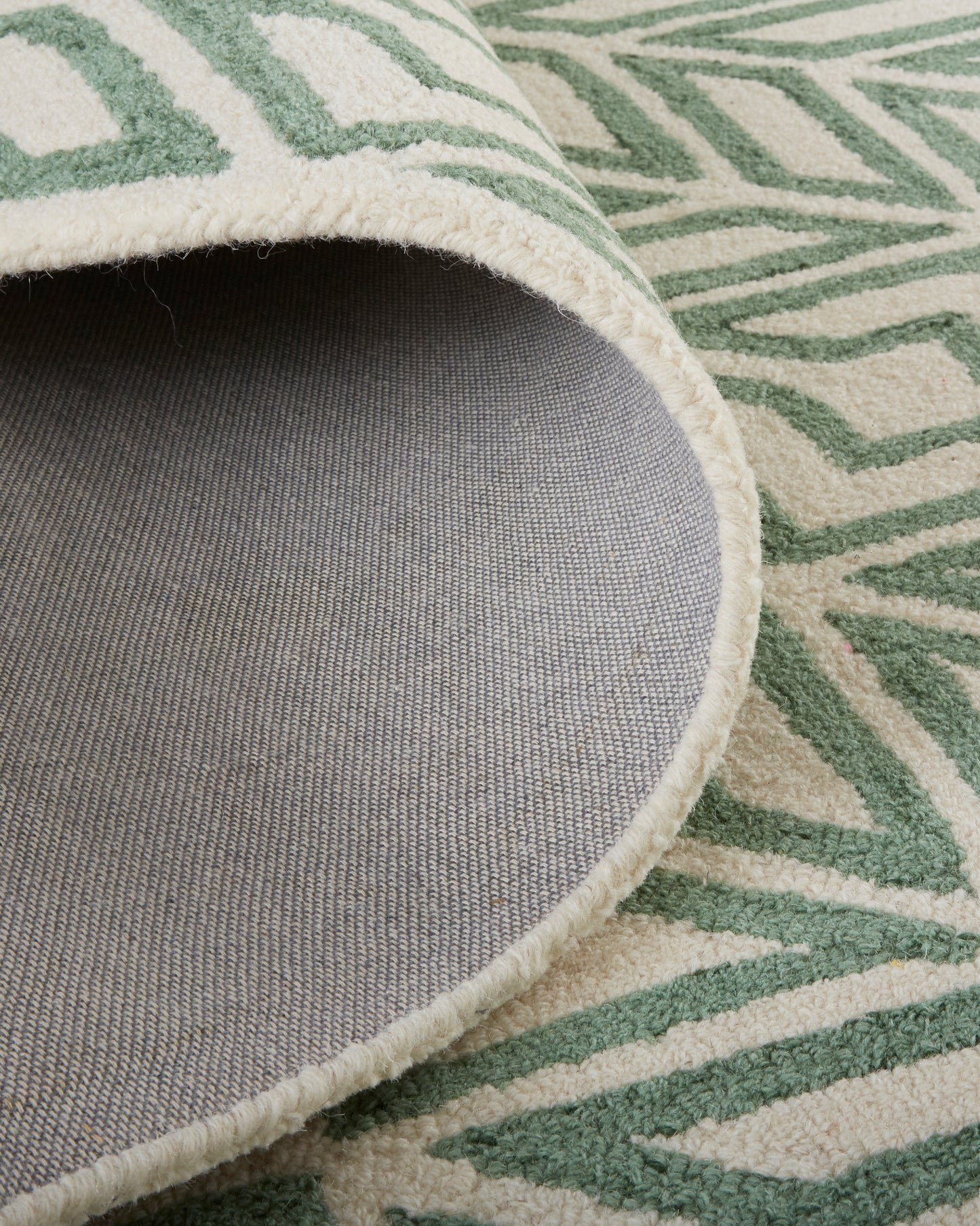 Asher Geometric Tufted Wool Rug