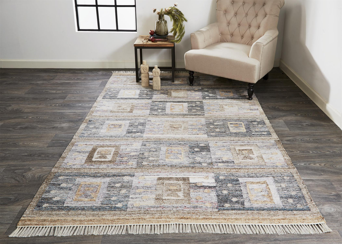 Beckett Eco-Friendly Moroccan Geometric Rug