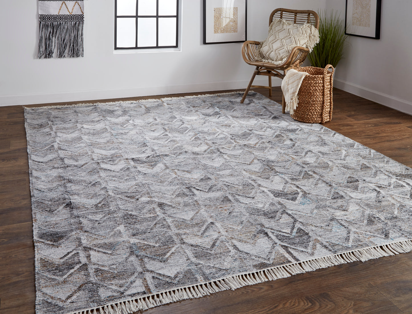Beckett Eco-Friendly Moroccan Chevron Rug