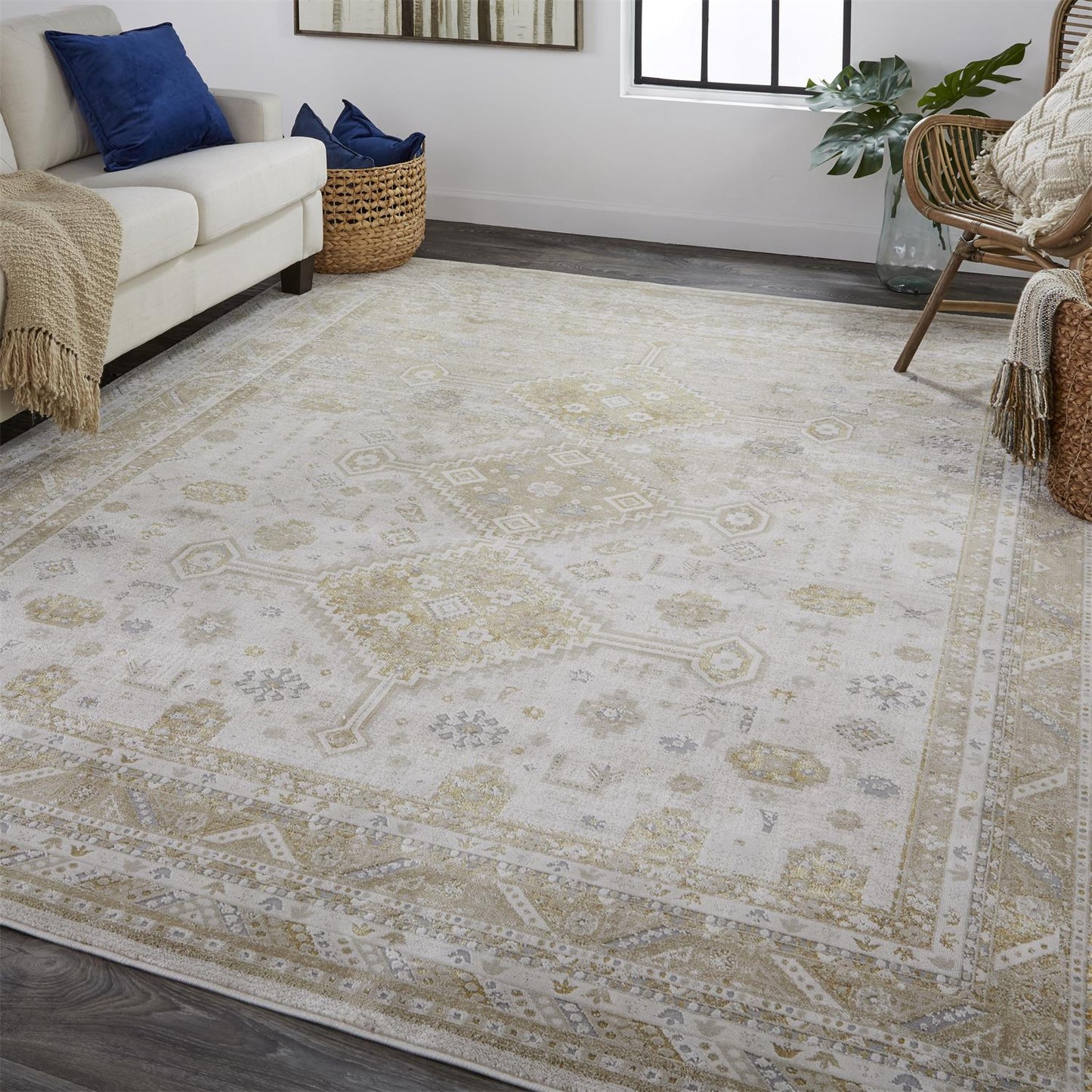 Aura Modern Tribal Medallion Rug