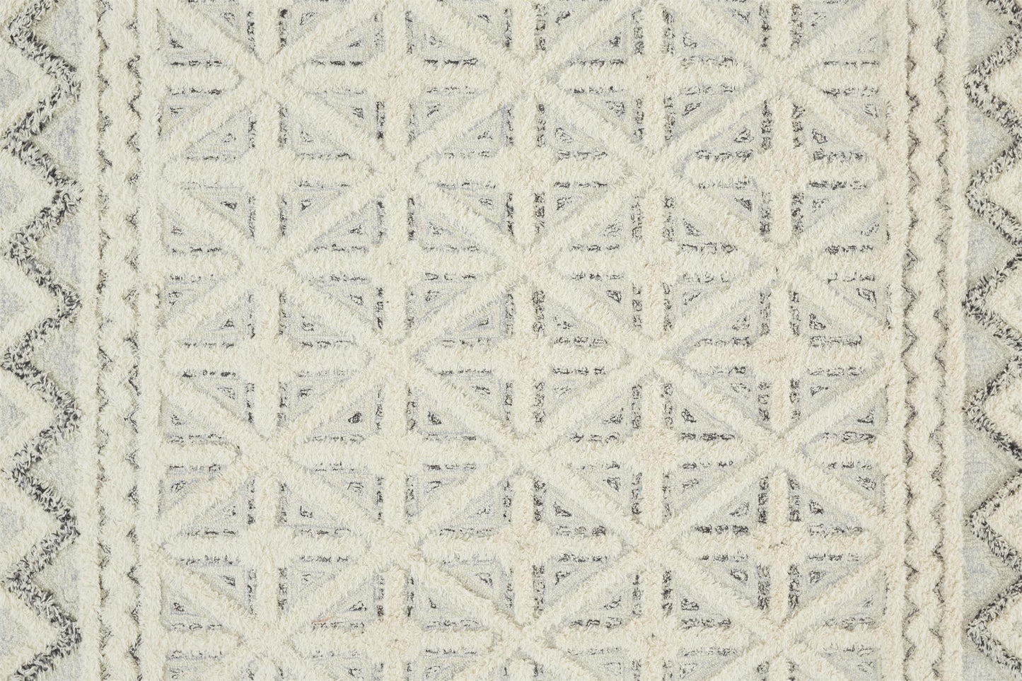 Anica Moroccan Wool w/Diamond Lines Rug