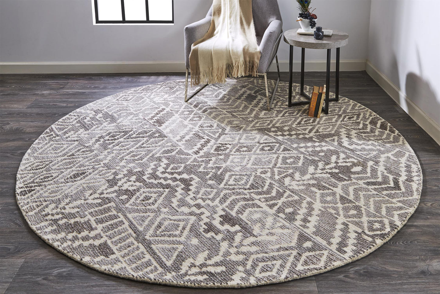 Asher Lustrous Distressed Wool Rug