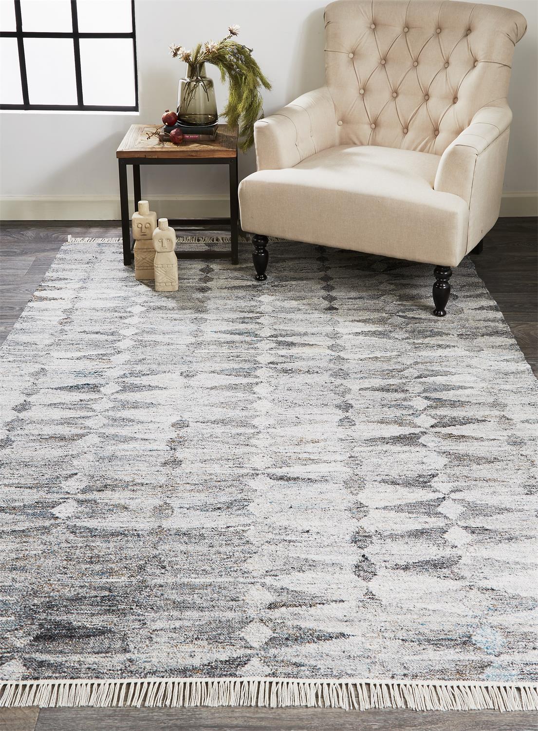 Beckett Eco-Friendly Moroccan Diamond Rug