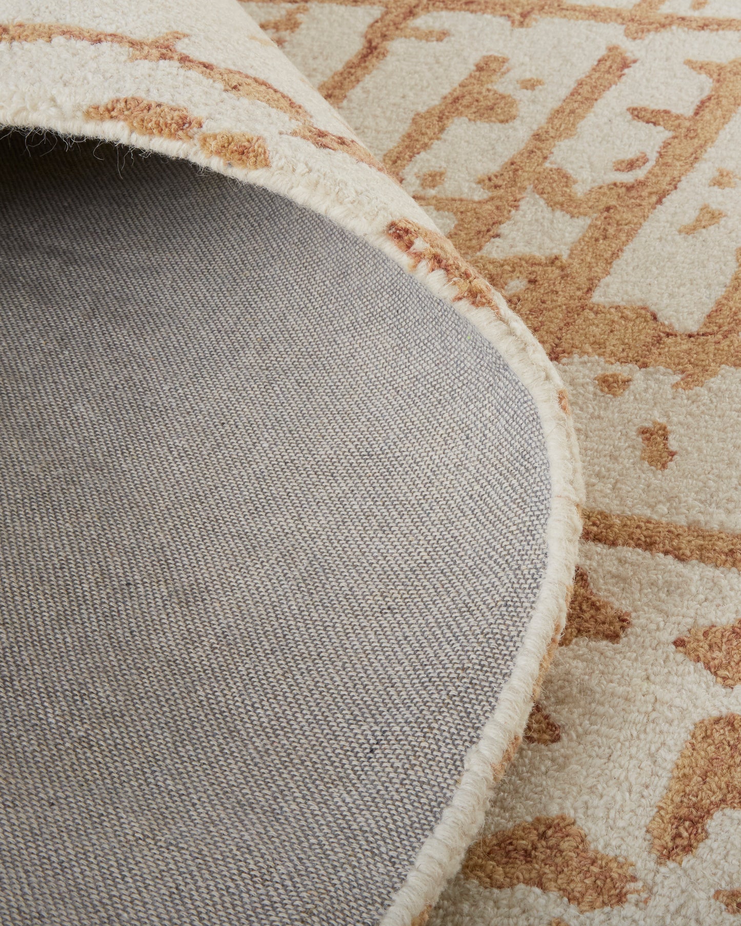 Asher Lustrous Geometric Wool Rug