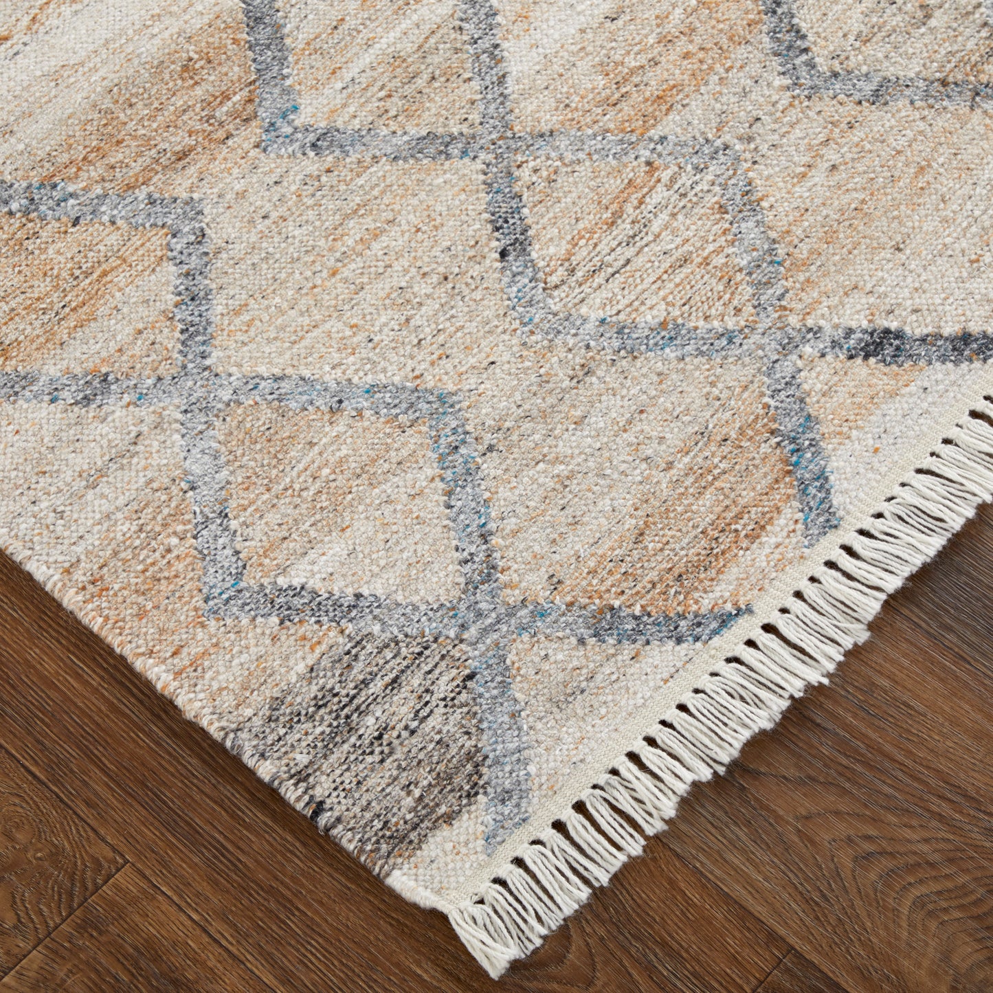 Beckett Transitional Charcoal Gray/Beige Rug