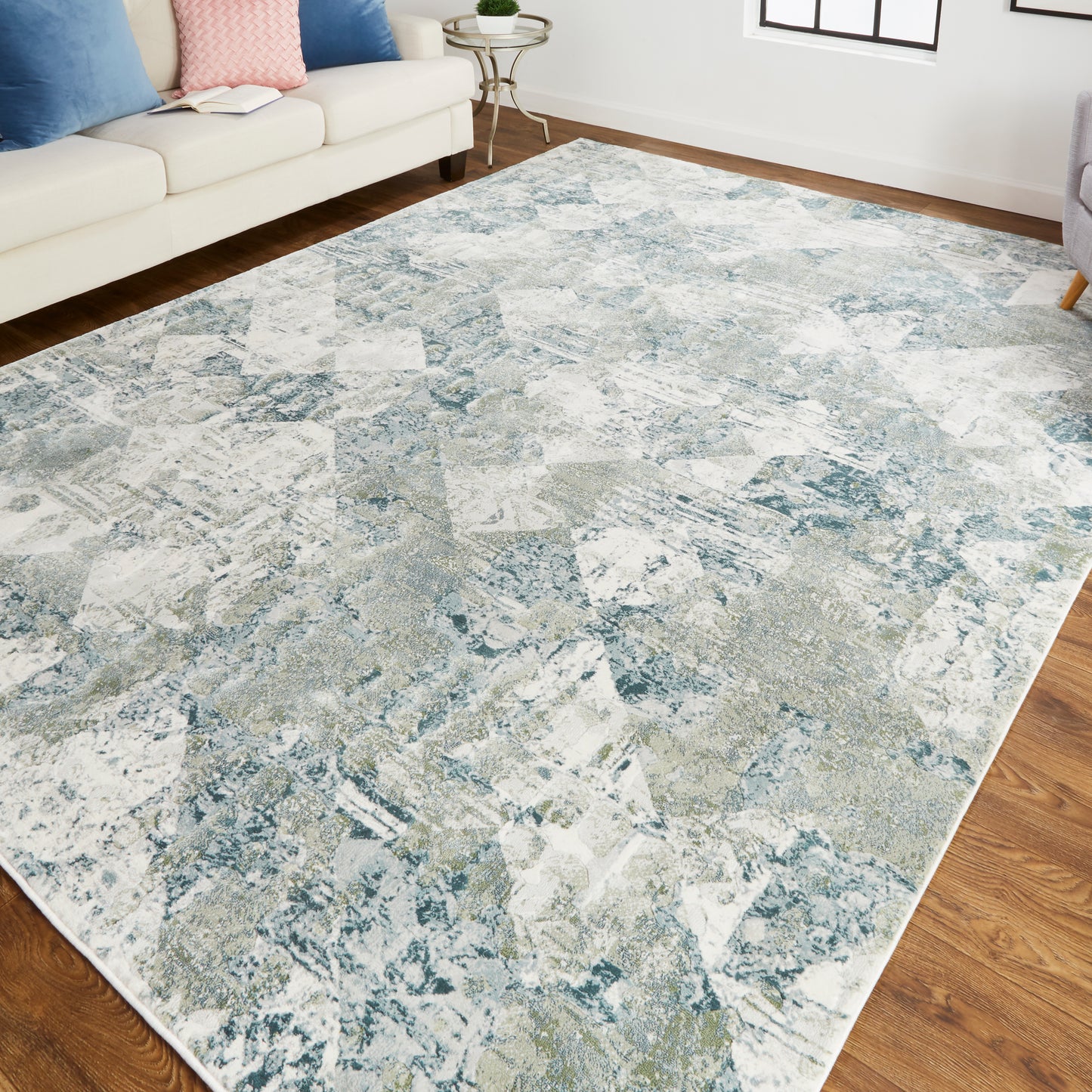 Atwell Contemporary Distressed Rug