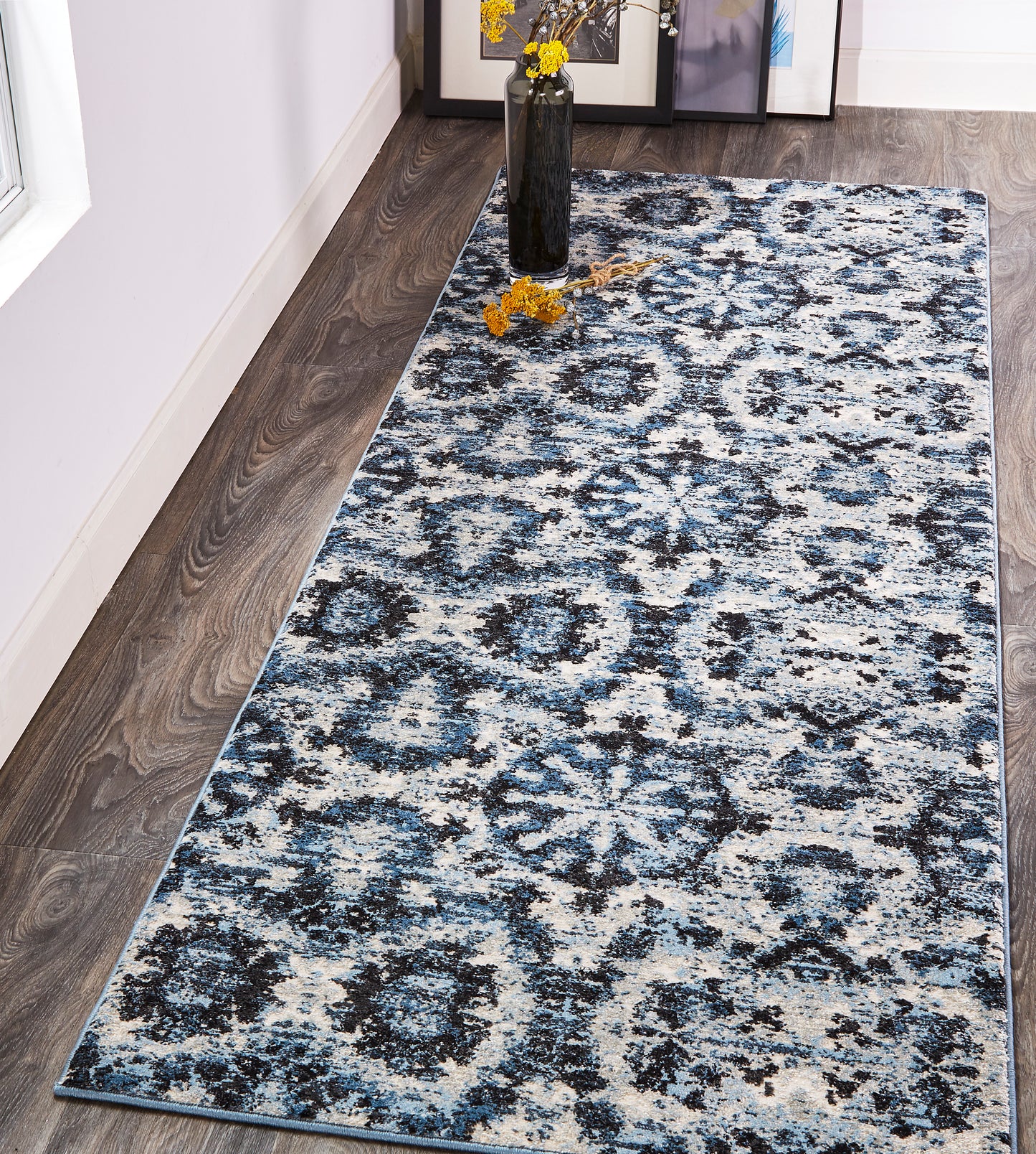 Ainsley Abstract Ikat Blotch Rug