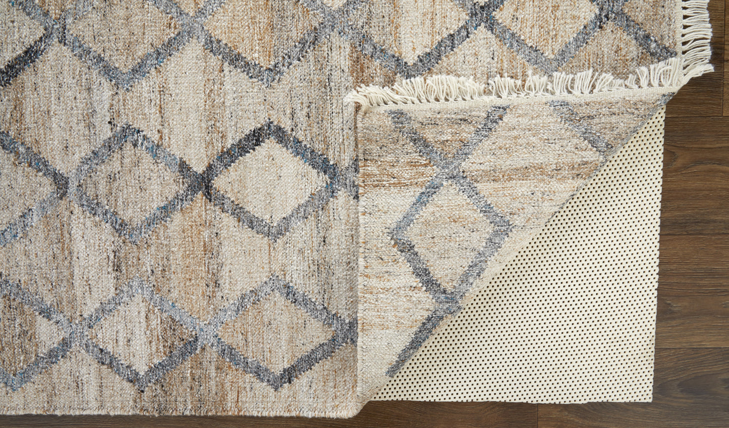 Beckett Transitional Charcoal Gray/Beige Rug