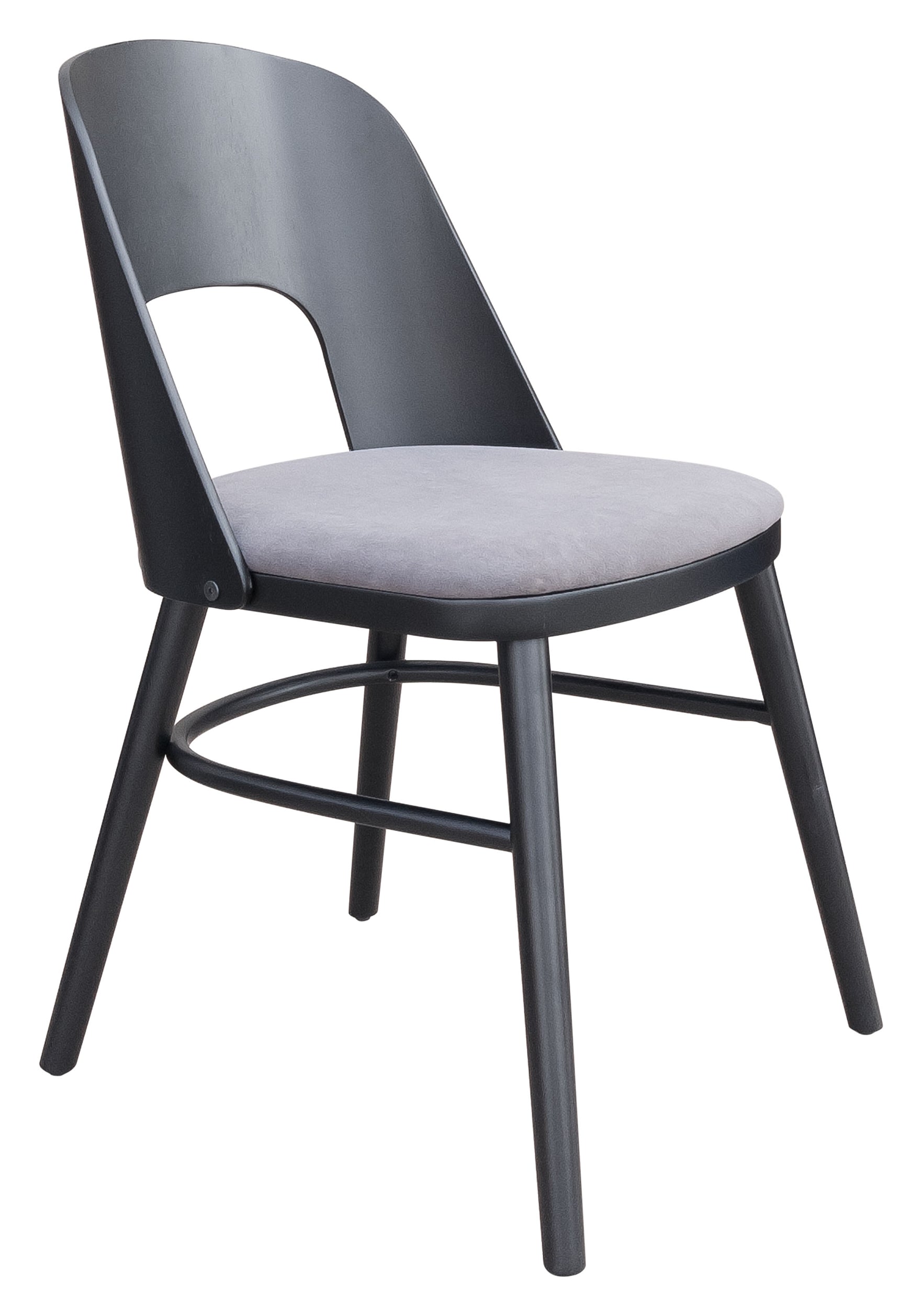 Iago Dining Chair (Set of 2) Gray & Black