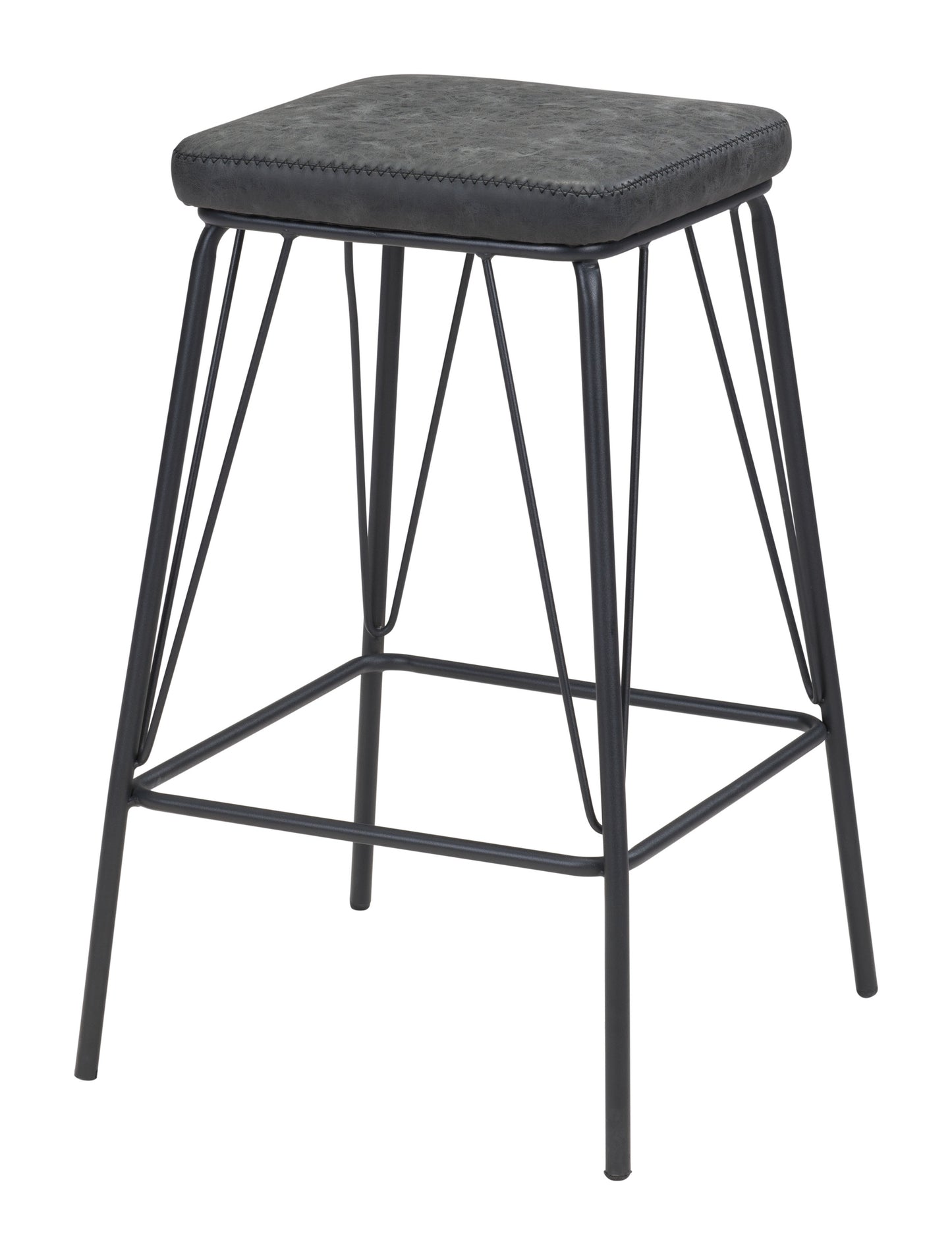 Samuel Counter Stool (Set of 2) Vintage Black