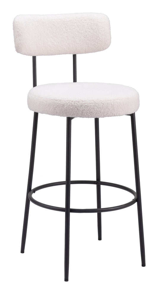 Blanca Barstool (Set of 2) Ivory